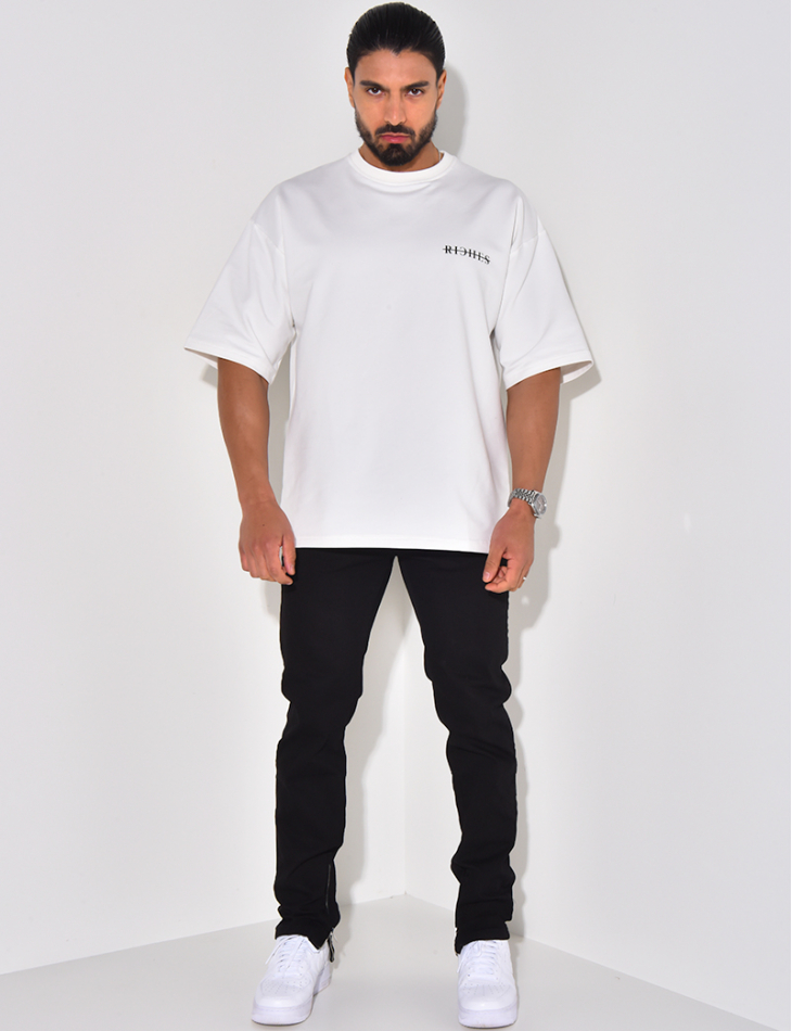 Jeans à zip aux chevilles Jeans à zip aux chevilles