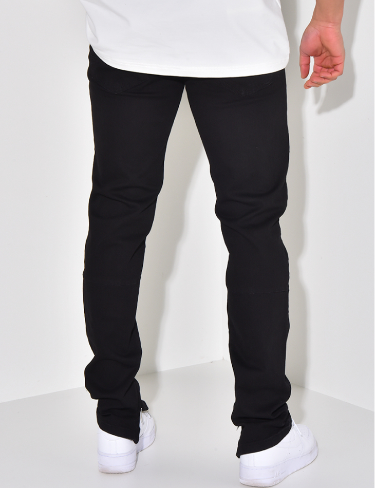 Jeans à zip aux chevilles Jeans à zip aux chevilles