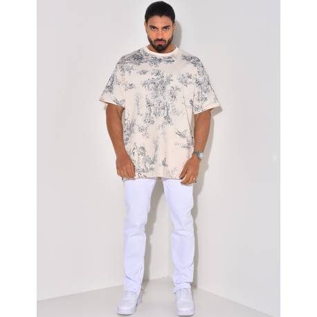 Jeans à zip aux chevilles Jeans à zip aux chevilles