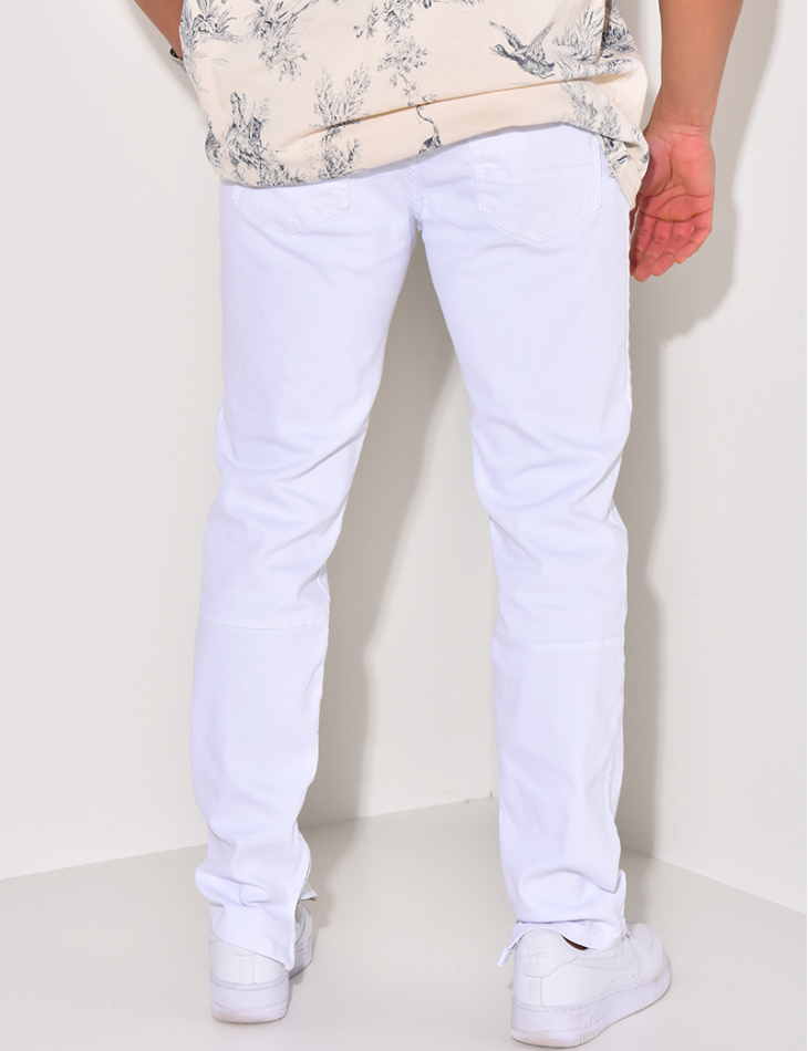 Jeans à zip aux chevilles Jeans à zip aux chevilles