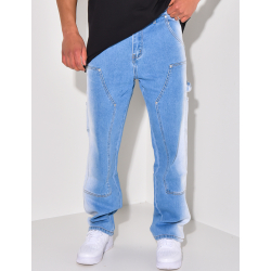 Jeans à empiècements bi-color Jeans à empiècements bi-color