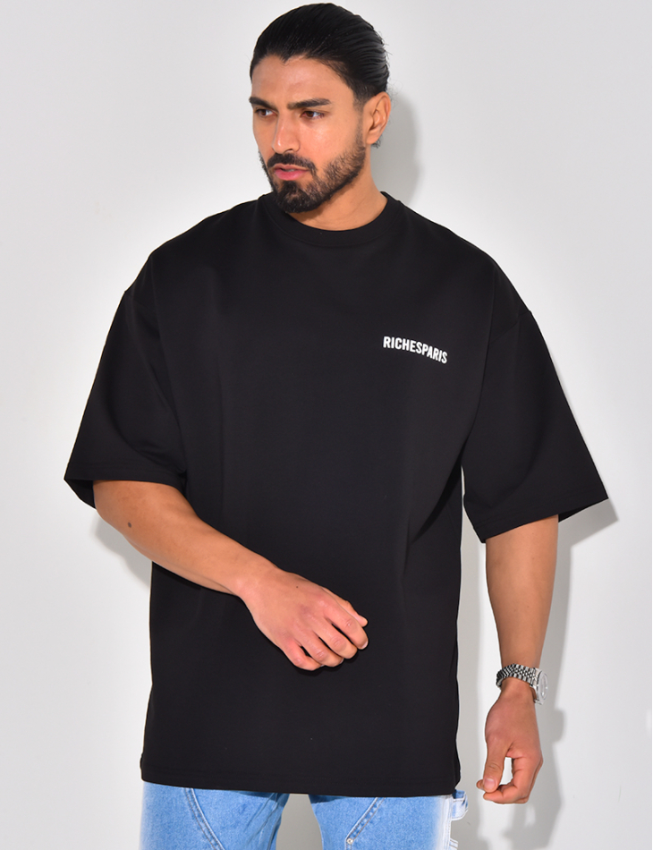 T-shirt uni "riches Paris"