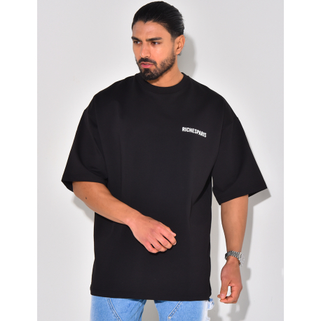 T-shirt uni "riches Paris"