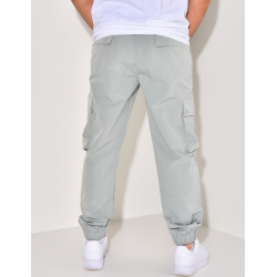 Pantalon cargo fin