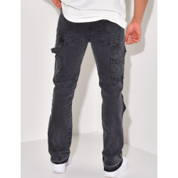 Jeans à empiècements et tâches de peinture Jeans à empiècements et tâches de peinture