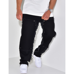 Jeans à empiècements effet déchiré Jeans à empiècements effet déchiré