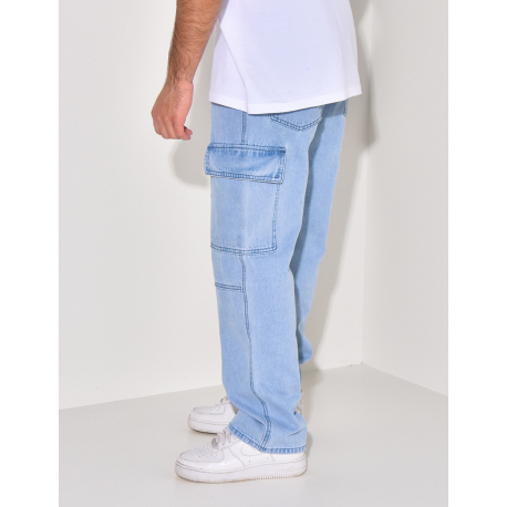 Jeans cargo à poches Jeans cargo à poches