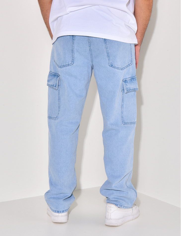 Jeans cargo à poches Jeans cargo à poches