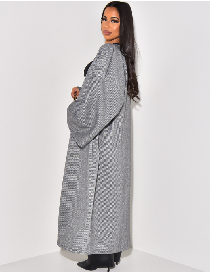 Kimono long et épais en feutrine