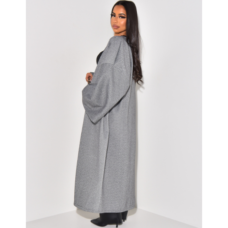 Kimono long et épais en feutrine