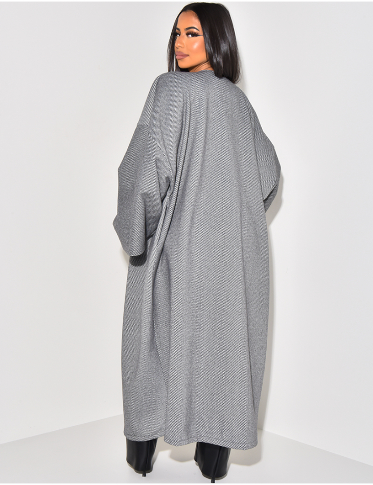 Kimono long et épais en feutrine