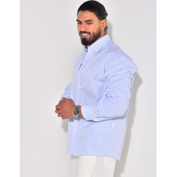 Chemise rayée manches longues Chemise rayée manches longues