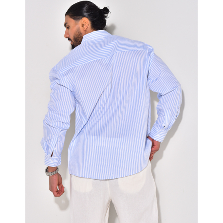 Chemise rayée manches longues Chemise rayée manches longues