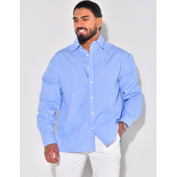 Chemise rayée manches longues Chemise rayée manches longues