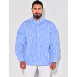 Chemise rayée manches longues Chemise rayée manches longues