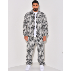 Ensemble chemise et pantalon texturé Ensemble chemise et pantalon texturé