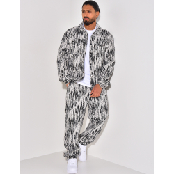 Ensemble chemise et pantalon texturé Ensemble chemise et pantalon texturé