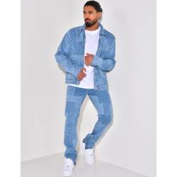 Patterned denim jacket Patterned denim jacket