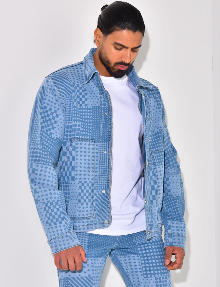 Patterned denim jacket Patterned denim jacket