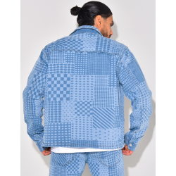 Patterned denim jacket Patterned denim jacket