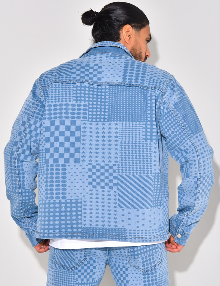 Patterned denim jacket Patterned denim jacket