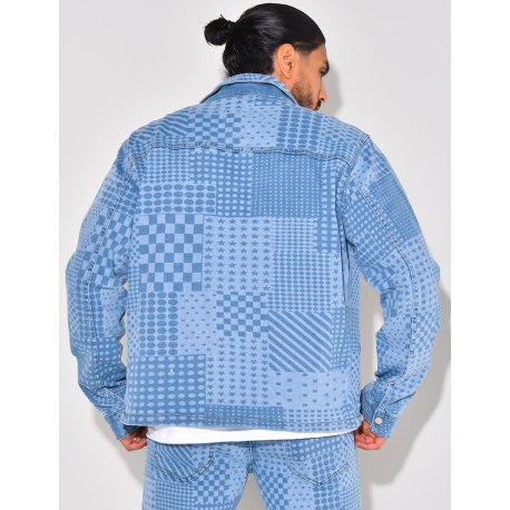 Patterned denim jacket Patterned denim jacket