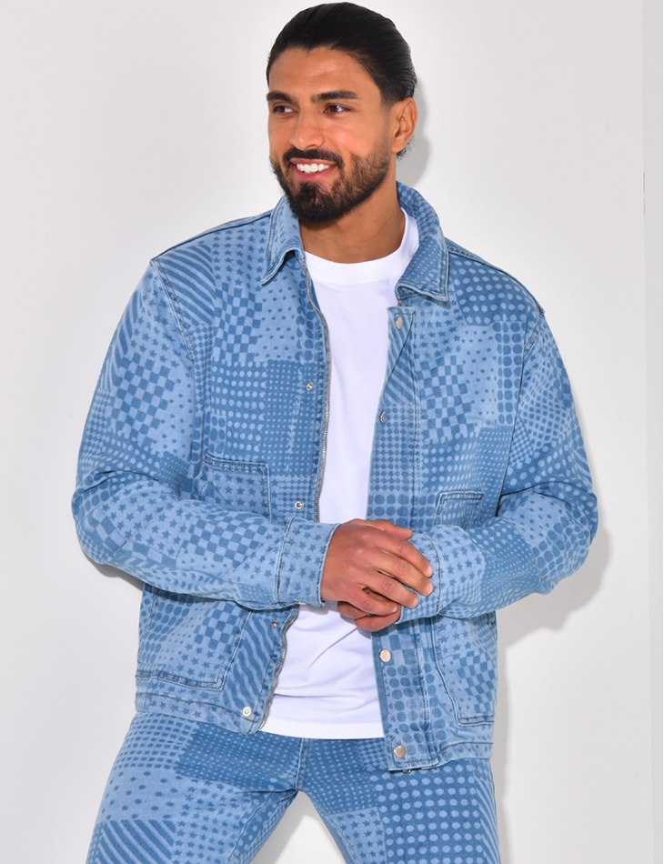 Patterned denim jacket Patterned denim jacket