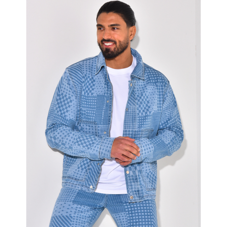 Patterned denim jacket Patterned denim jacket