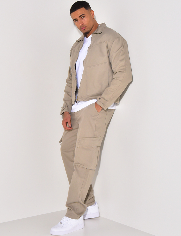 Ensemble cargo pantalon et veste   Ensemble cargo pantalon et veste