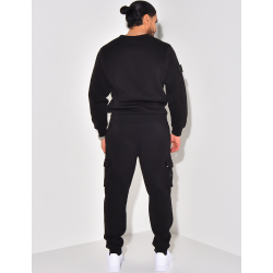 Fleece trousers and sweatshirt set Fleece trousers and sweatshirt set