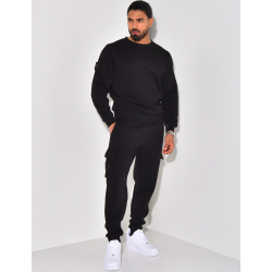 Fleece trousers and sweatshirt set Fleece trousers and sweatshirt set