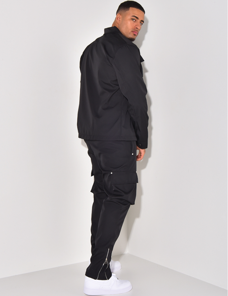 Ensemble chemise et pantalon à poches Ensemble chemise et pantalon à poches