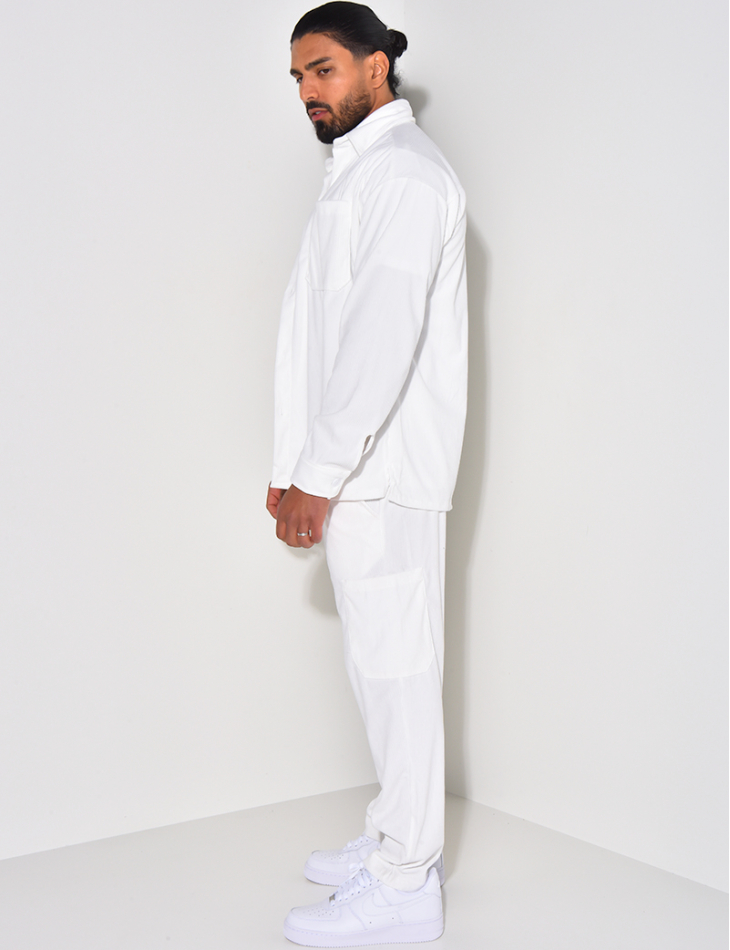 Ensemble pantalon et chemise côtelé Ensemble pantalon et chemise côtelé