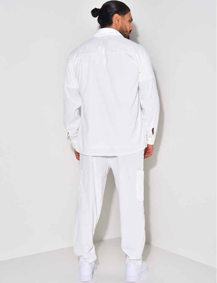 Ensemble pantalon et chemise côtelé Ensemble pantalon et chemise côtelé