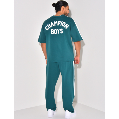 "Champion Boys" pants and t-shirt set "Champion Boys" pants and t-shirt set