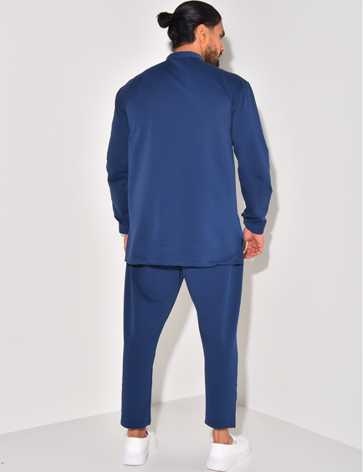 Ensemble pantalon et chemise à col rond Ensemble pantalon et chemise à col rond