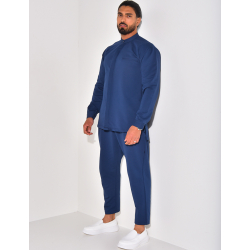 Ensemble pantalon et chemise à col rond Ensemble pantalon et chemise à col rond