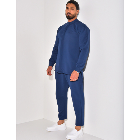 Ensemble pantalon et chemise à col rond Ensemble pantalon et chemise à col rond