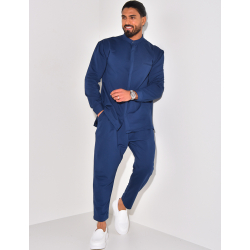 Ensemble pantalon et chemise à col rond Ensemble pantalon et chemise à col rond