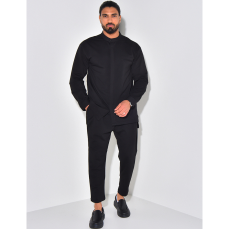 Ensemble pantalon et chemise à col rond Ensemble pantalon et chemise à col rond