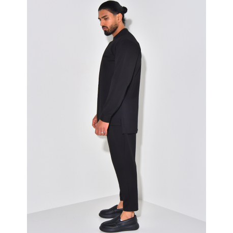 Ensemble pantalon et chemise à col rond Ensemble pantalon et chemise à col rond