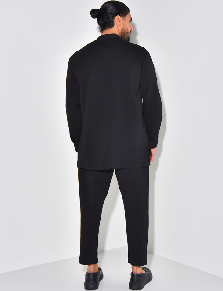 Ensemble pantalon et chemise à col rond Ensemble pantalon et chemise à col rond