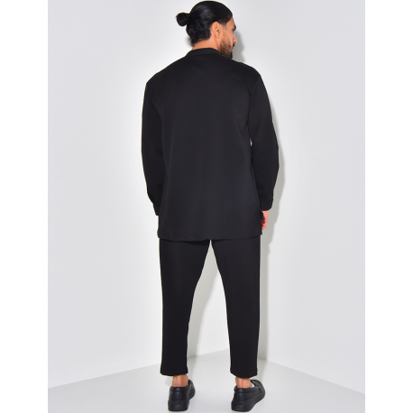 Ensemble pantalon et chemise à col rond Ensemble pantalon et chemise à col rond