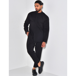 Ensemble pantalon et chemise à col rond Ensemble pantalon et chemise à col rond