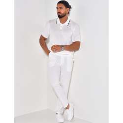 Textured polo shirt  Textured polo shirt