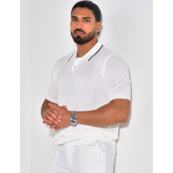 Textured polo shirt  Textured polo shirt