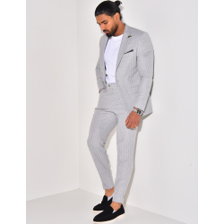 3-piece striped suit set 3-piece striped suit set