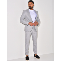 3-piece striped suit set 3-piece striped suit set