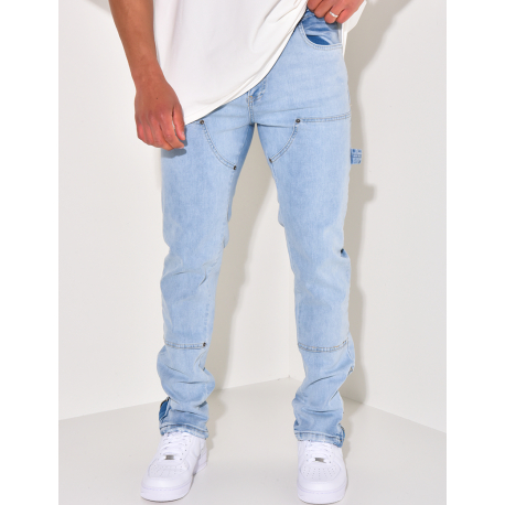 Tone-on-tone denim jeans Tone-on-tone denim jeans