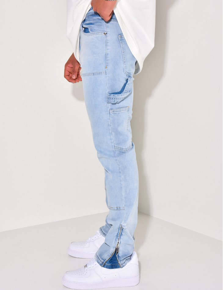 Tone-on-tone denim jeans Tone-on-tone denim jeans